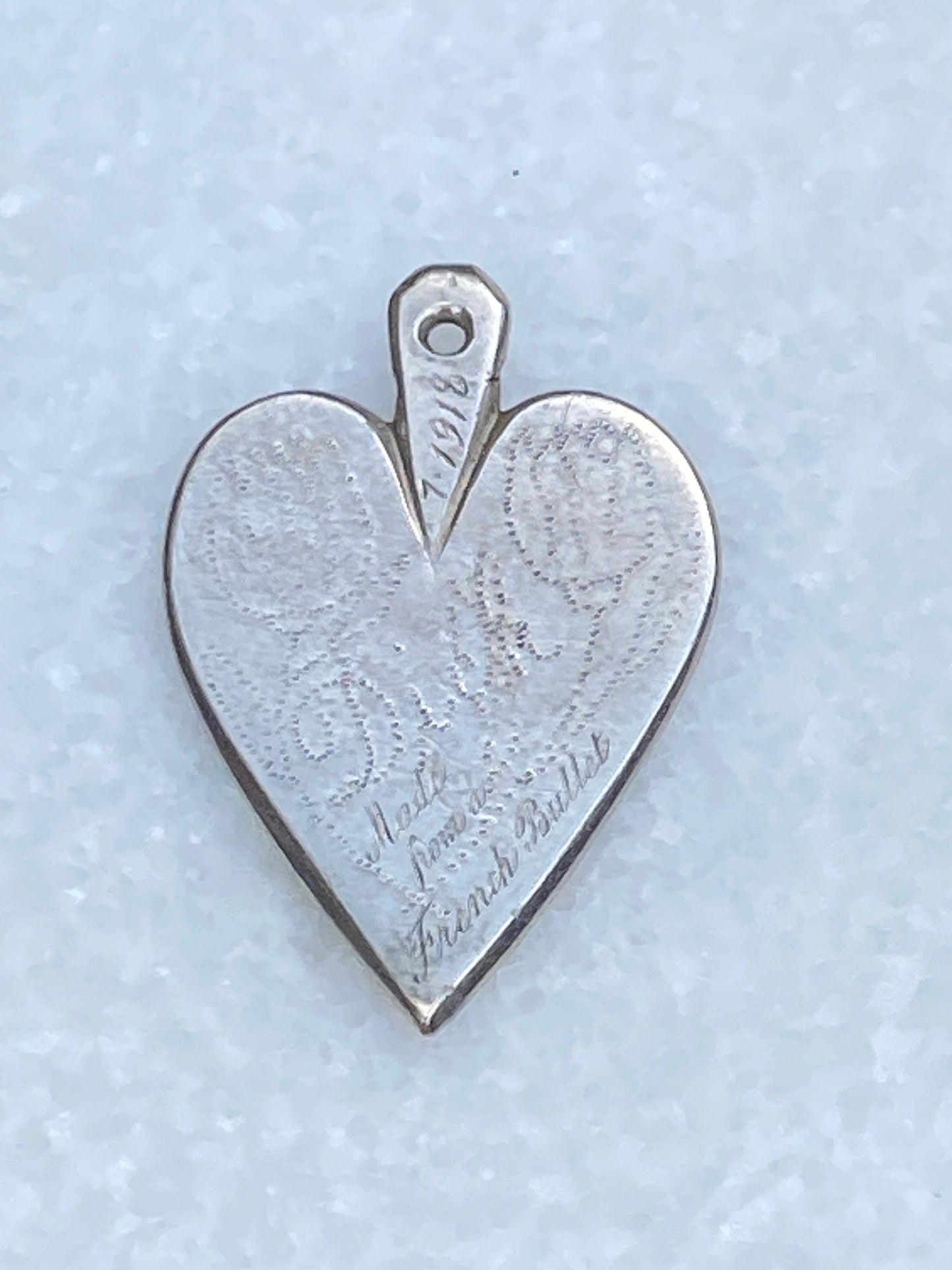 Antique heart pendant