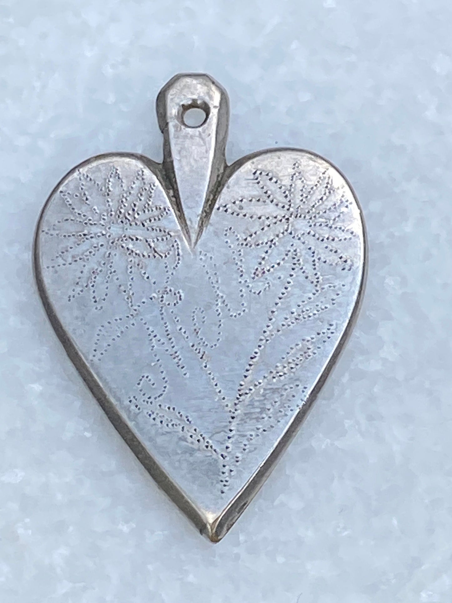 Antique heart pendant